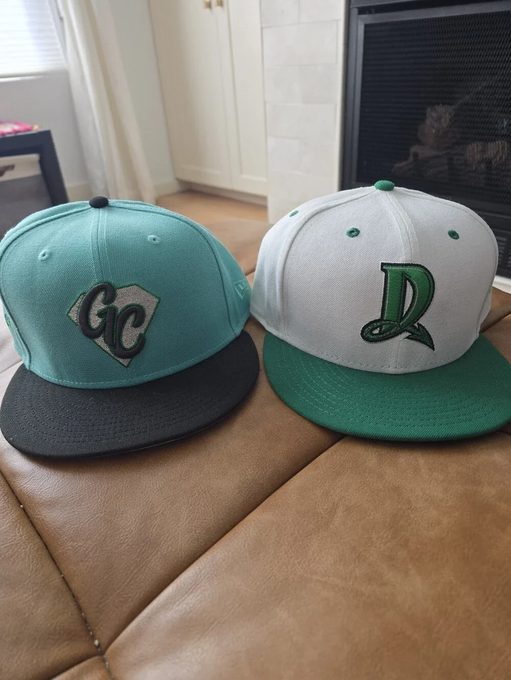 Lot Of 10 New Era 5950 MiLB Minor Leagues Hats Size 8